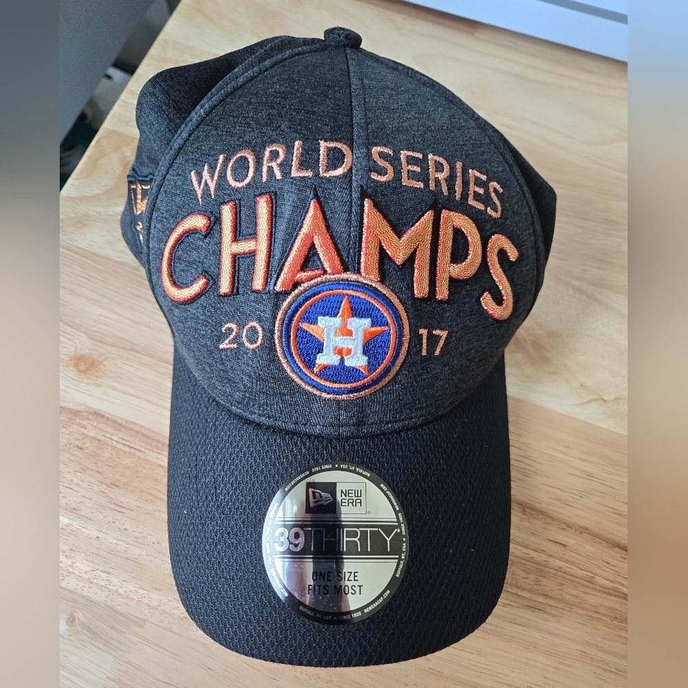 Houston Astros World‎ Series Champs Baseball Official On Filed Cap One Size New
